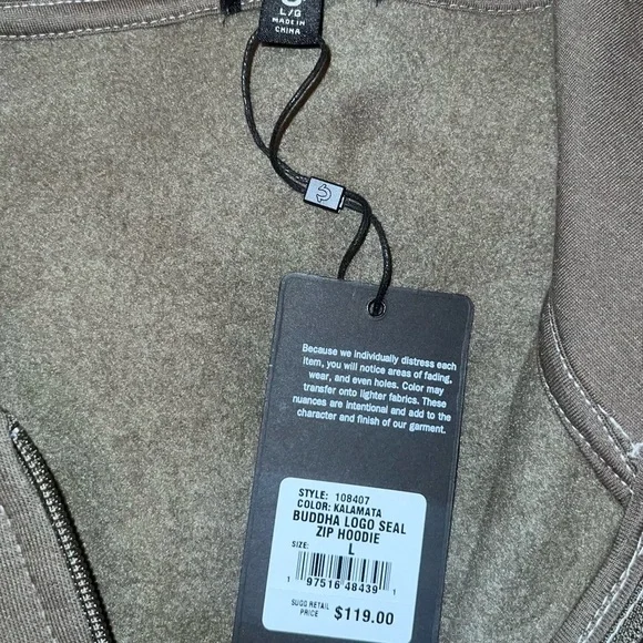 True religion Logo Seal Zip Hoodie